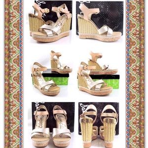Beautiful Sam Edelman “Clay” Platform Wedges.